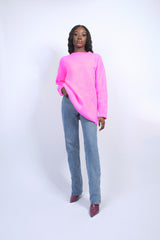 Pull over oversize rose