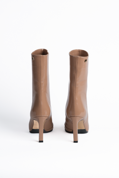 Bottines en cuir d’agneau chaires