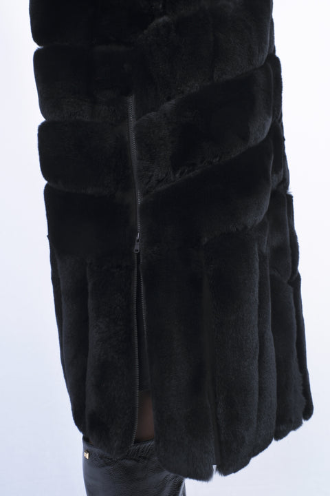 Manteau en 100% fourrure