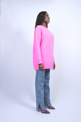 Pull over oversize rose