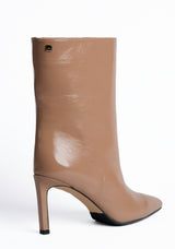 Bottines en cuir d’agneau chaires