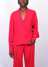 Blouse esprit veste châle