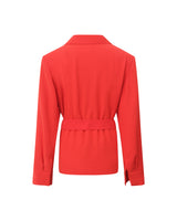 Veste corail avec ceinture
