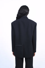 Costume oversize bi-matière cargo chic (ensemble)