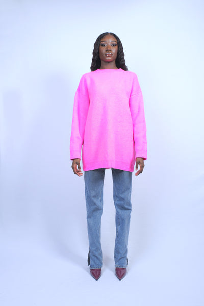 Pull over oversize rose