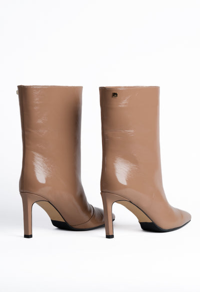 Bottines en cuir d’agneau chaires