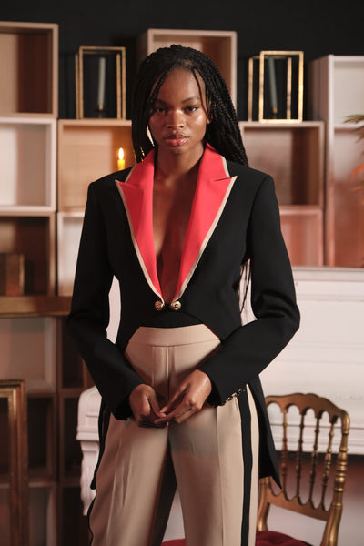 Veste rodingotte tricolor