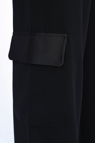 Costume oversize bi-matière cargo chic (ensemble)