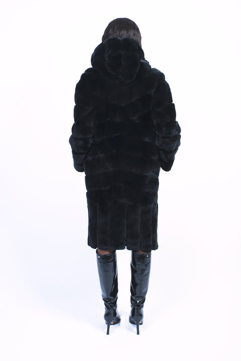 Manteau en 100% fourrure