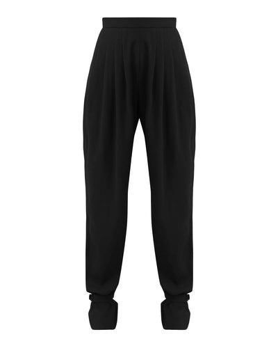 Pantalon Noir à Sangles