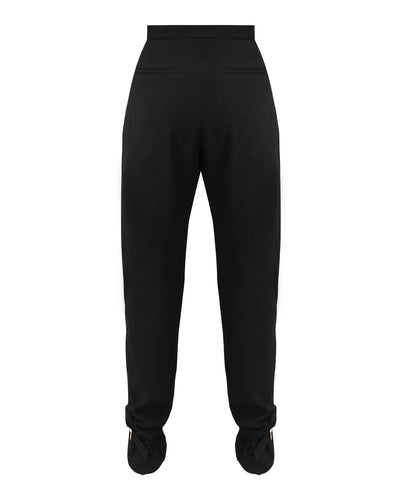 Pantalon Noir à Sangles