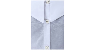 Robe en Popeline col bateau