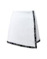 Mini-jupe noire et blanche asymétrique