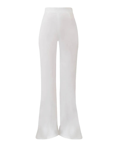Pantalon seventies blanc