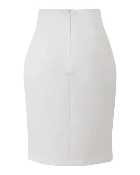 Jupe crayon taille haute