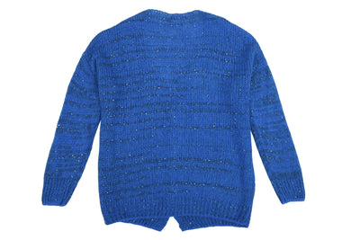 Cardigan en Maille Bleu