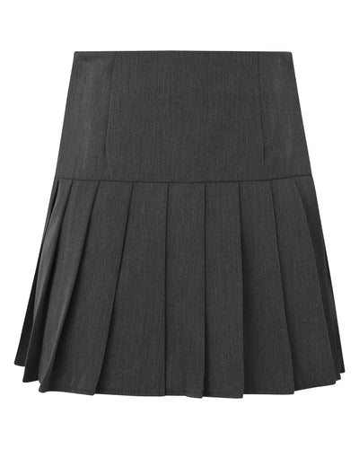 Mini-jupe taille haute plissée façon écossaise