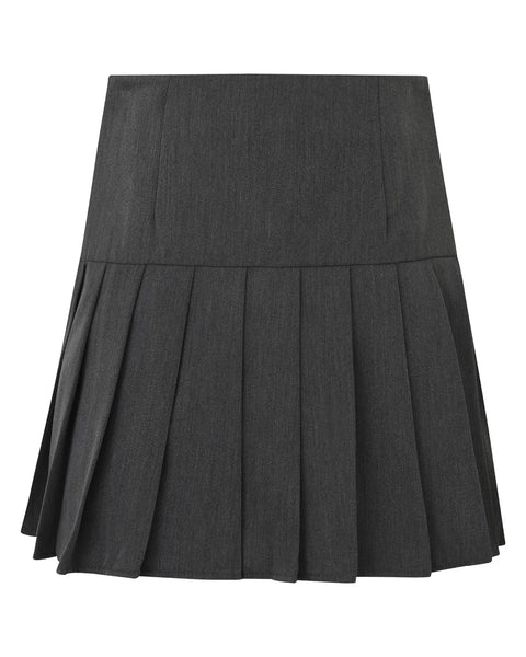 Mini-jupe taille haute plissée façon écossaise