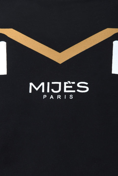 Sweat-shirt noir logo mijes
