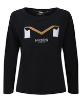 Sweat-shirt noir logo mijes