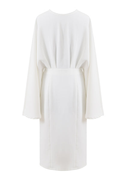 Robe manches papillon