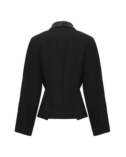 Veste un Bouton col châle