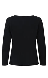 Sweat-shirt noir logo mijes