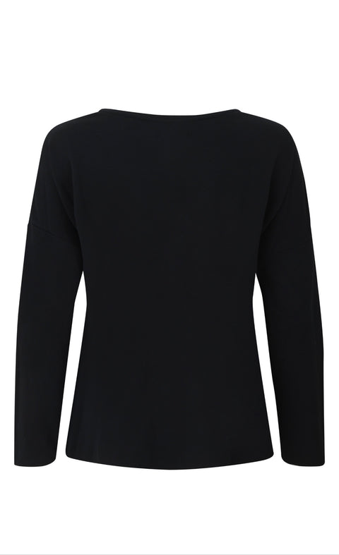 Sweat-shirt noir logo mijes