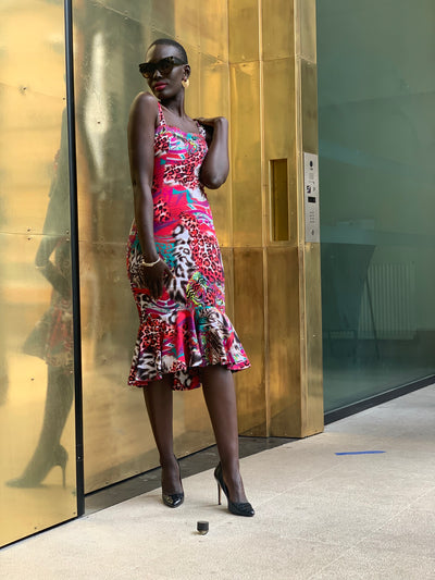 Robe Innes à motif animal